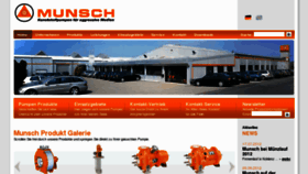 What Munsch.de website looked like in 2017 (7 years ago)