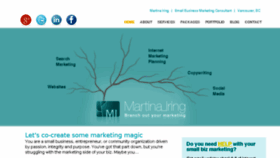 What Martinairing.com website looked like in 2017 (6 years ago)