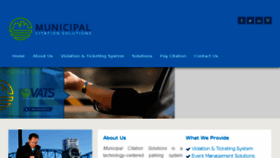 What Municipalcitationsolutions.com website looked like in 2017 (6 years ago)
