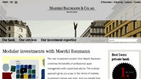 What Maerki-baumann.ch website looked like in 2017 (6 years ago)