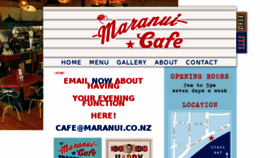 What Maranuicafe.co.nz website looked like in 2017 (6 years ago)