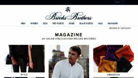 What Magazine.brooksbrothers.com website looked like in 2017 (6 years ago)