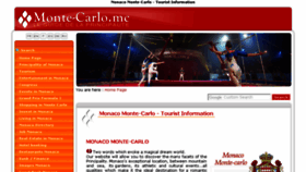 What Monaco-montecarlo.com website looked like in 2017 (6 years ago)