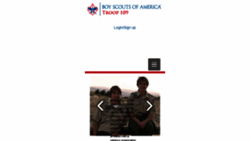 What Mptroop109.com website looked like in 2017 (6 years ago)