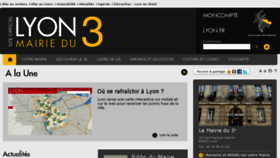 What Mairie3.lyon.fr website looked like in 2017 (6 years ago)