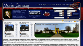 What Mariegeisser.com website looked like in 2017 (6 years ago)