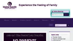 What Mainefamilyfcu.com website looked like in 2017 (6 years ago)