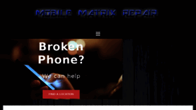 What Mobilematrixrepair.com website looked like in 2017 (6 years ago)