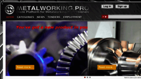 What Metalworking.pro website looked like in 2017 (6 years ago)