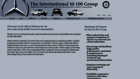 What M-100.co website looked like in 2017 (6 years ago)
