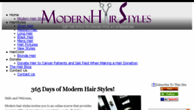 What Modern-hair-styles.com website looked like in 2017 (6 years ago)
