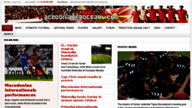 What Macedonianfootball.com website looked like in 2017 (6 years ago)