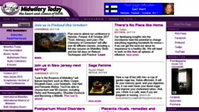 What Midwiferytoday.com website looked like in 2017 (6 years ago)