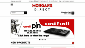 What Morgansdirect.co.uk website looked like in 2017 (6 years ago)