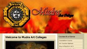What Mudraartcolleges.com website looked like in 2017 (6 years ago)