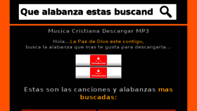 What Mp3cristianos.net website looked like in 2017 (6 years ago)