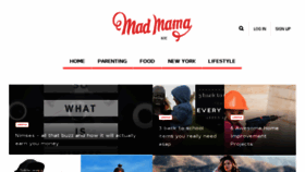 What Madmamanyc.com website looked like in 2017 (6 years ago)