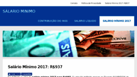 What Minimosalario.com.br website looked like in 2017 (6 years ago)