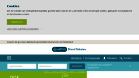 What Mediqdirectdiabetes.nl website looked like in 2017 (6 years ago)