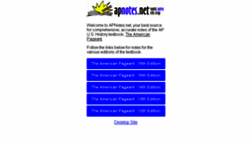 What M.apnotes.net website looked like in 2017 (6 years ago)