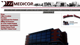 What Medicorassociates.com website looked like in 2017 (6 years ago)