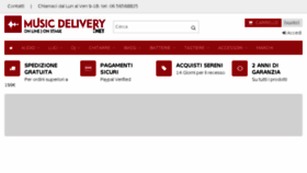 What Musicdelivery.net website looked like in 2017 (6 years ago)