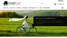 What Mywedstyle.com website looked like in 2017 (6 years ago)