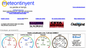 What Meteontinyent.es website looked like in 2017 (6 years ago)