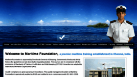 What Maritime-foundation.com website looked like in 2017 (6 years ago)