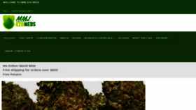 What Mmj420meds.com website looked like in 2017 (6 years ago)