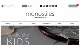 What Manostiles.dk website looked like in 2017 (6 years ago)