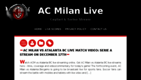 What Milanlive.net website looked like in 2017 (6 years ago)