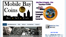 What Mobilebaycoins.com website looked like in 2017 (6 years ago)