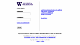What Myuw.washington.edu website looked like in 2017 (6 years ago)