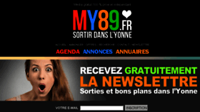 What My89.fr website looked like in 2017 (6 years ago)