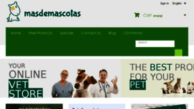 What Masdemascotas.com website looked like in 2017 (6 years ago)