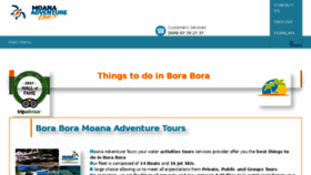 What Moanatours.com website looked like in 2017 (6 years ago)