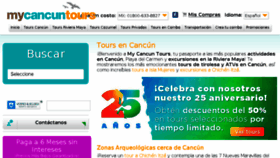 What Mycancuntours.com.mx website looked like in 2017 (6 years ago)