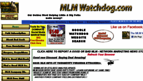 What Mlmwatchdog.com website looked like in 2017 (6 years ago)