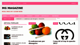 What Mgmagazine.it website looked like in 2017 (6 years ago)