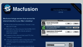 What Macfusionapp.org website looked like in 2017 (6 years ago)