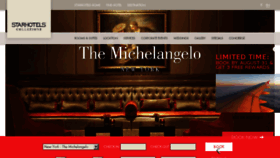 What Michelangelohotel.com website looked like in 2017 (6 years ago)