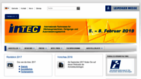 What Messe-intec.de website looked like in 2017 (6 years ago)