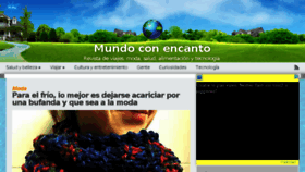 What Mundoconencanto.com website looked like in 2017 (6 years ago)