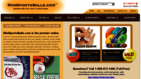 What Minisportsballs.com website looked like in 2017 (6 years ago)