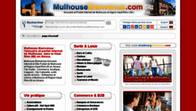 What Mulhousebienvenue.com website looked like in 2017 (6 years ago)