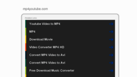 What Mp4youtube.com website looked like in 2017 (6 years ago)
