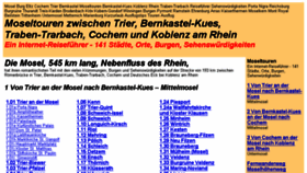 What Moseltouren.de website looked like in 2017 (7 years ago)