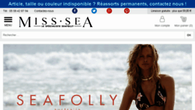 What Miss-sea.com website looked like in 2017 (6 years ago)