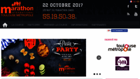 What Marathon-toulousemetropole.fr website looked like in 2017 (6 years ago)